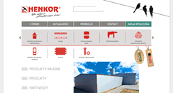 Desktop Screenshot of henkor.pl